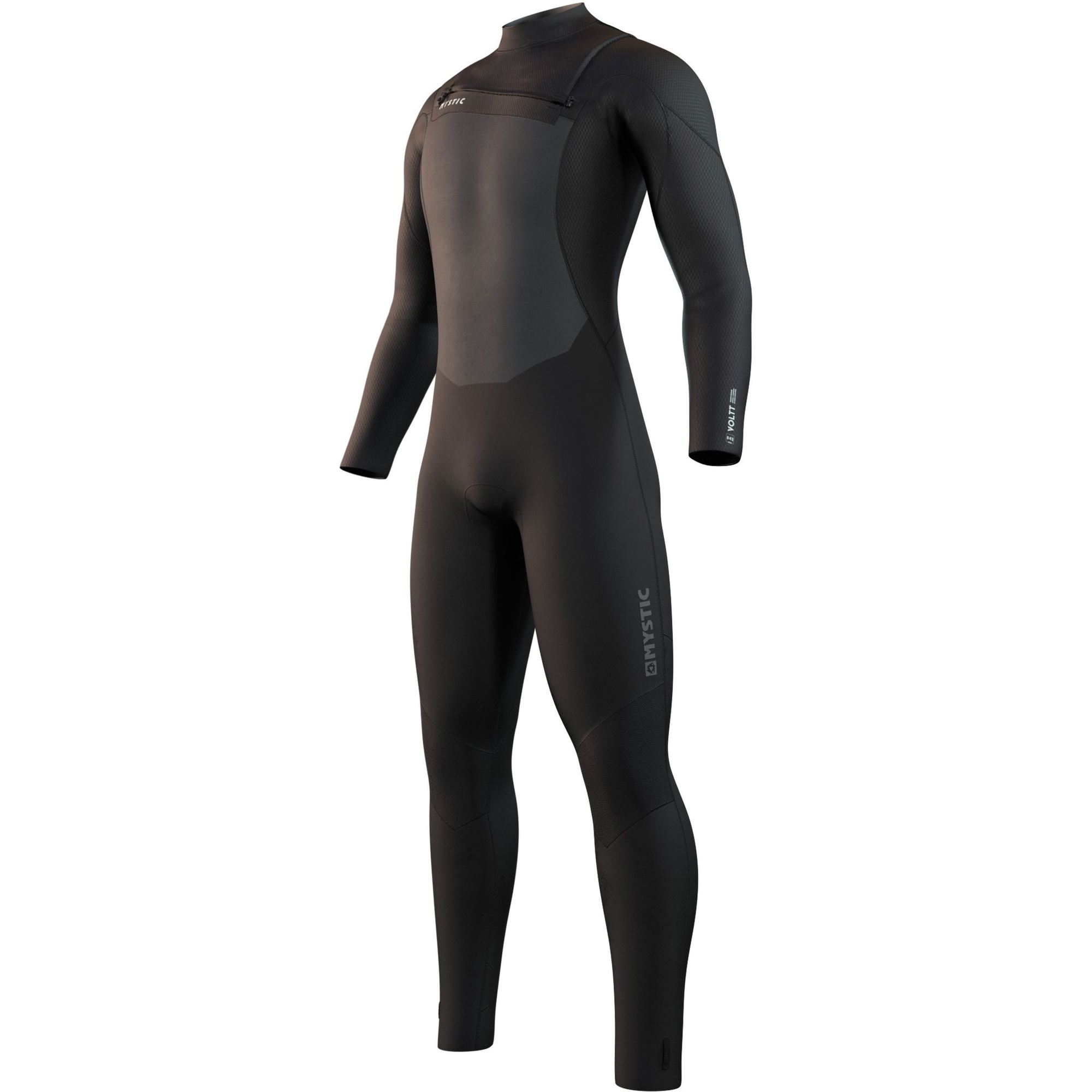 2026 Mystic Heren Voltt 5/4/3mm Borst Ritssluiting Wetsuit 35000.220001 - Black